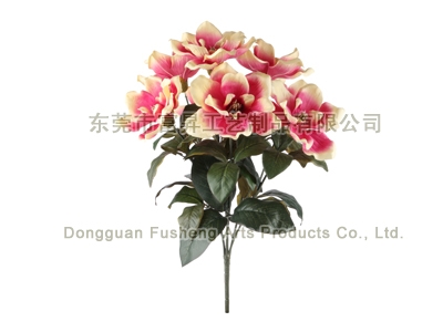 【F5822/8】8头玉兰花束仿真花批发